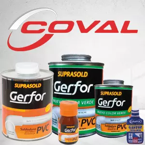 .el cemento solvente marca gerfor, es una solución de resina de pvc o cpvc