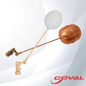 .flotadoras para tanques completos con bolas plásticas o en cobre, 