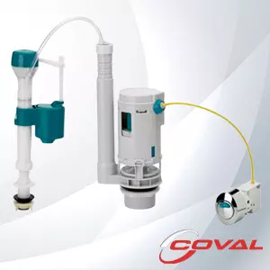 .grifería de tanque dual 