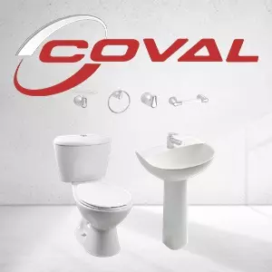 .Combos sanitarios de diferentes colores 