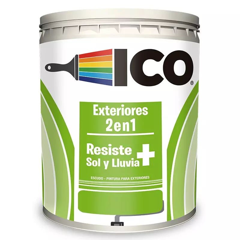 Escudo 2 En 1 Blanco Caneca 5 Galones Ico