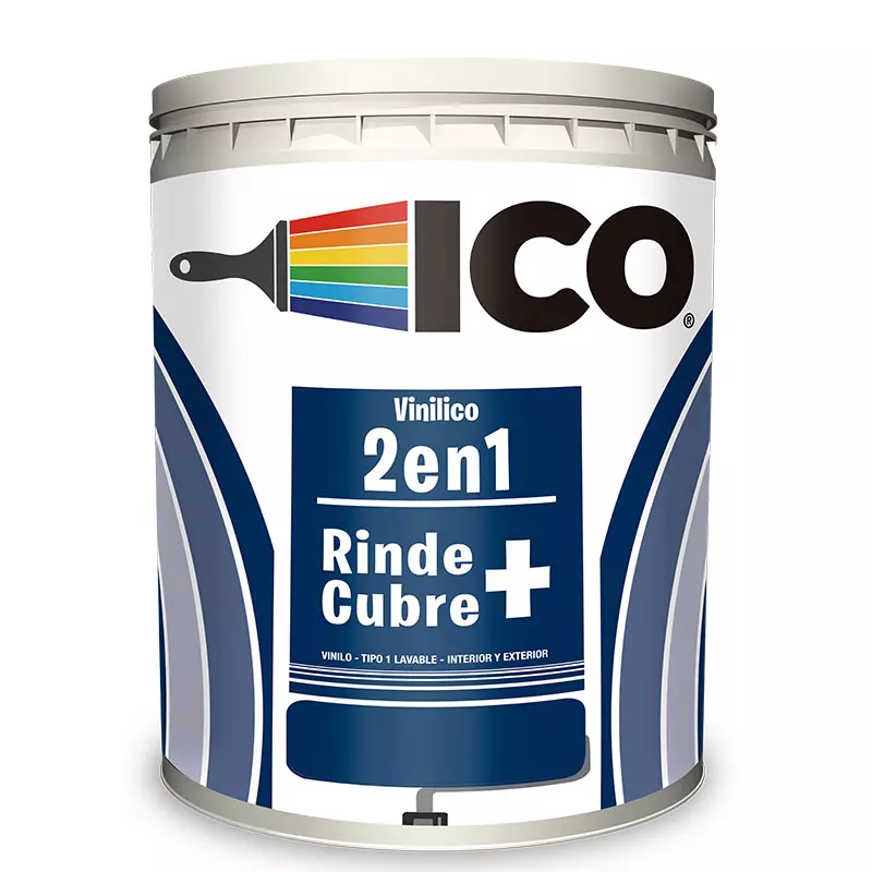 Pintura Vinílico Blanco Hueso para interiores 1 Galón Ico