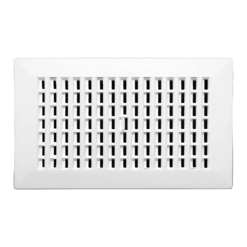 Rejilla Reguladora De Flujo De Aire De 30X18 Cms Ext.25X13 Int Cms blanca Silplas