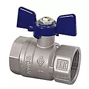 Válvula Bola Mariposa Para Agua De 1/2" Helbert Válvula Bola Mariposa Para Agua De 1/2" Helbert