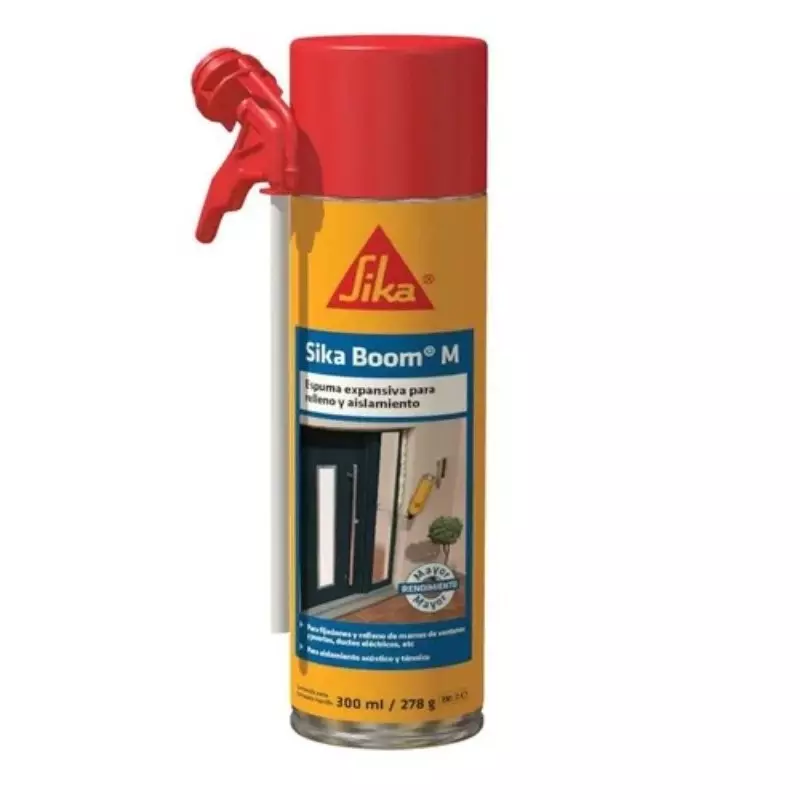 Sika Boom M Espuma Expansiva De Poliuretano 300ml Sika Sika Boom M Espuma Expansiva De Poliuretano 300ml Sika