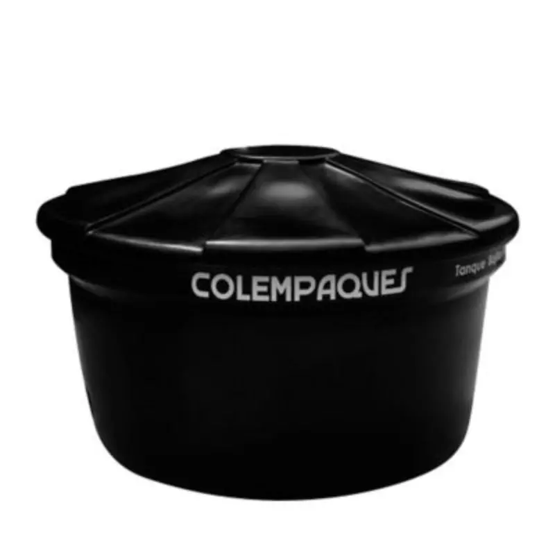 Tanque plástico agua bajito negro 500 litros Colempaques Tanque plástico agua bajito negro 500 litros Colempaques