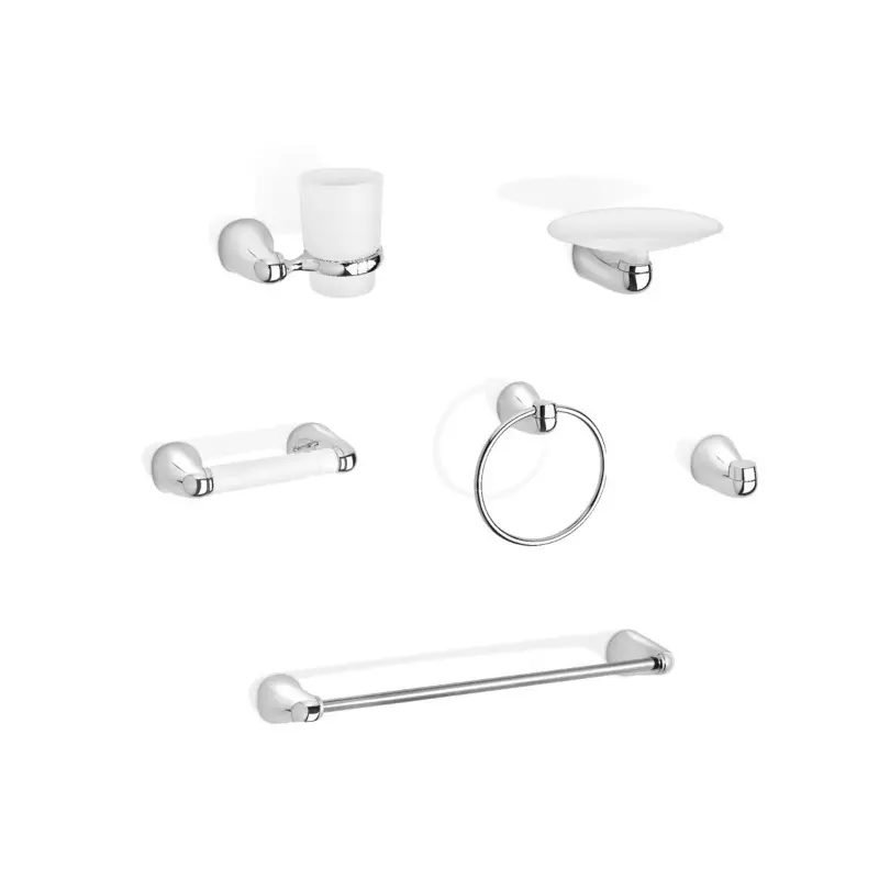 Kit de accesorios para baño Aluvia x 6 Grival Kit de accesorios para baño Aluvia x 6 Grival