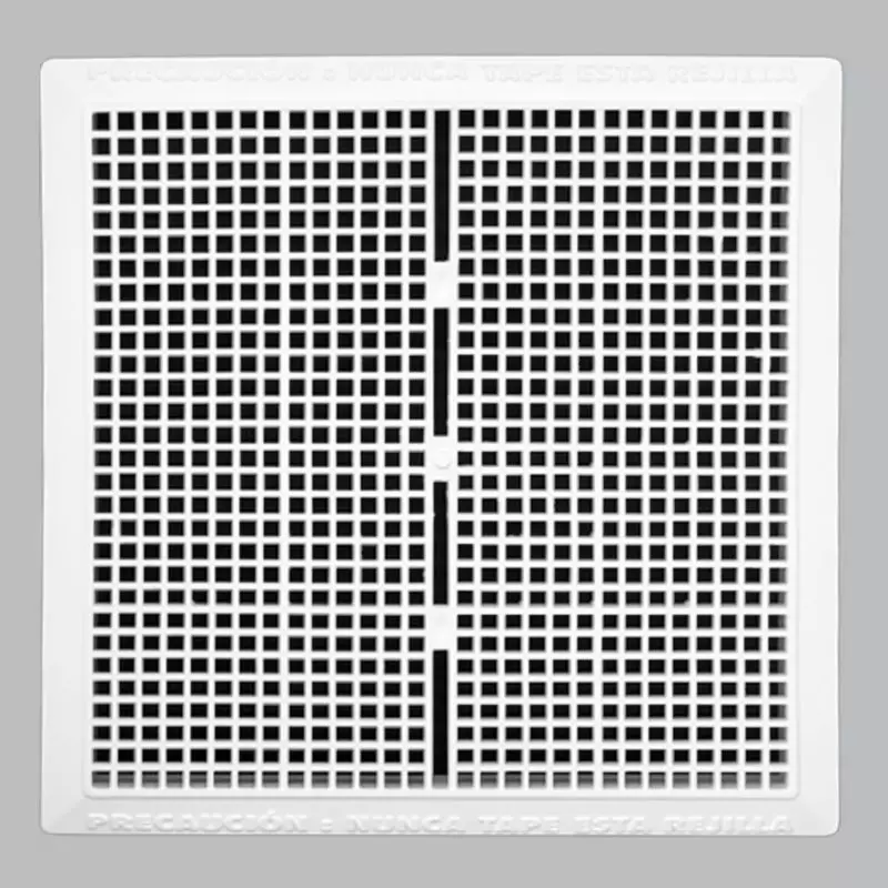 Rejilla Corriente Vent. Gas De 24X24 Cms Ext.21.6X21.6 Cms Int. blanco nieve Silplas Rejilla Corriente Vent. Gas De 24X24 Cms Ext.21.6X21.6 Cms Int. blanco nieve Silplas