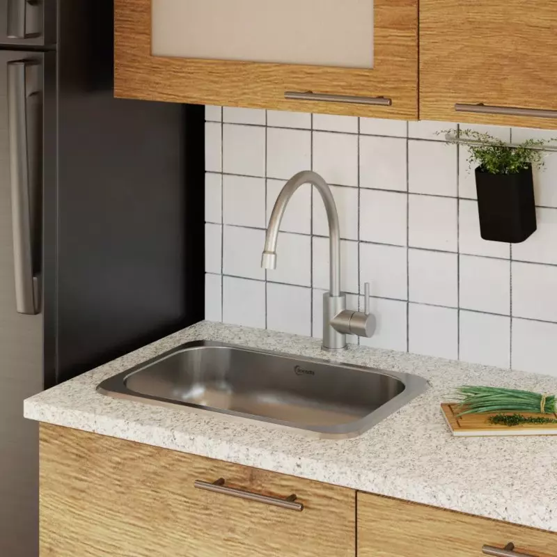 Lavaplatos sencillo de empotrar 50 x 35 cm socoda Lavaplatos sencillo de empotrar 50 x 35 cm socoda