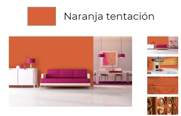 Pintura Viniltex Advanced naranja tentación 1530 1/4 Galón Pintuco Pintura Viniltex Advanced naranja tentación 1530 1/4 Galón Pintuco