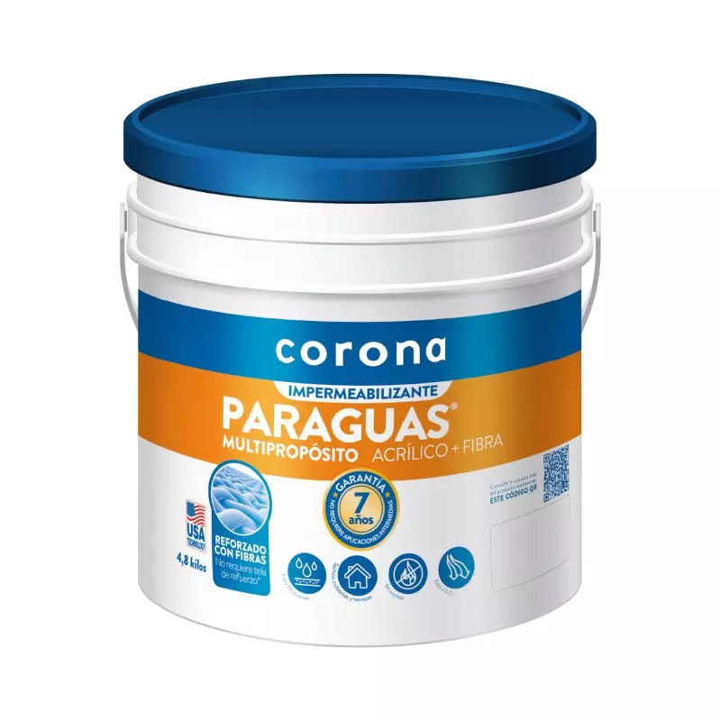 PARAGUAS® Multiproposito Blanco galón x 4.7Kg Corona PARAGUAS® Multiproposito Blanco galón x 4.7Kg Corona