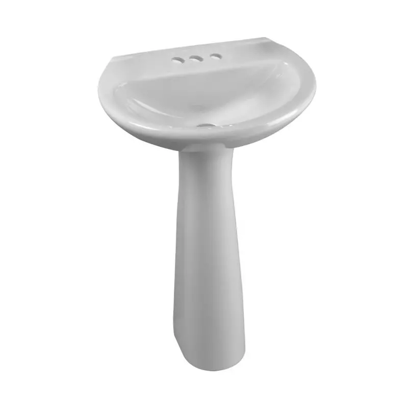 Lavamanos Milano con Pedestal Blanco Corona Lavamanos Milano con Pedestal Blanco Corona