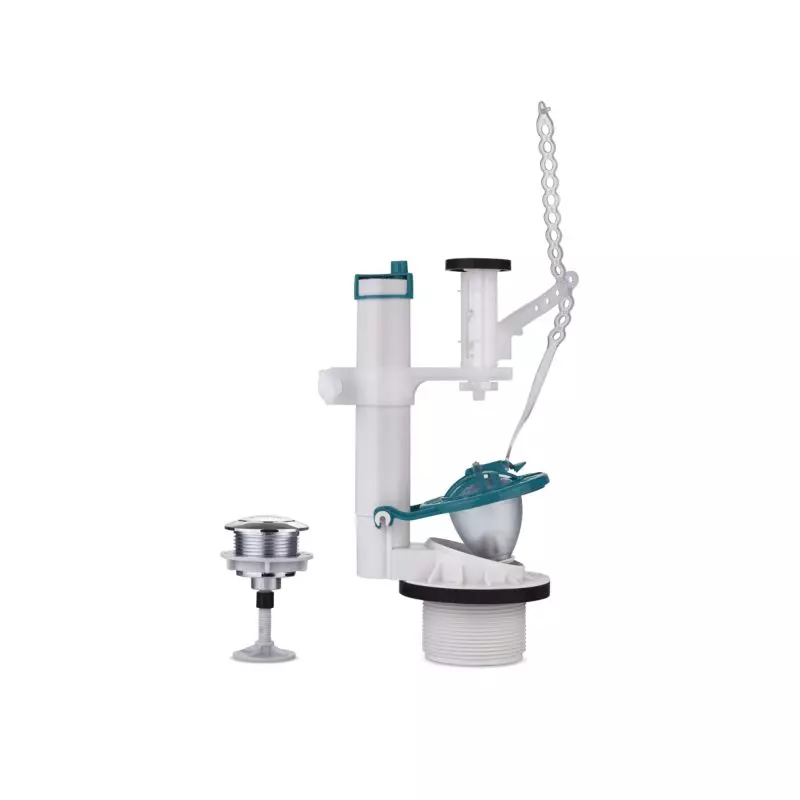 Válvula descarga nuki 2p catapulta 26cm + botón Grival Válvula descarga nuki 2p catapulta 26cm + botón Grival