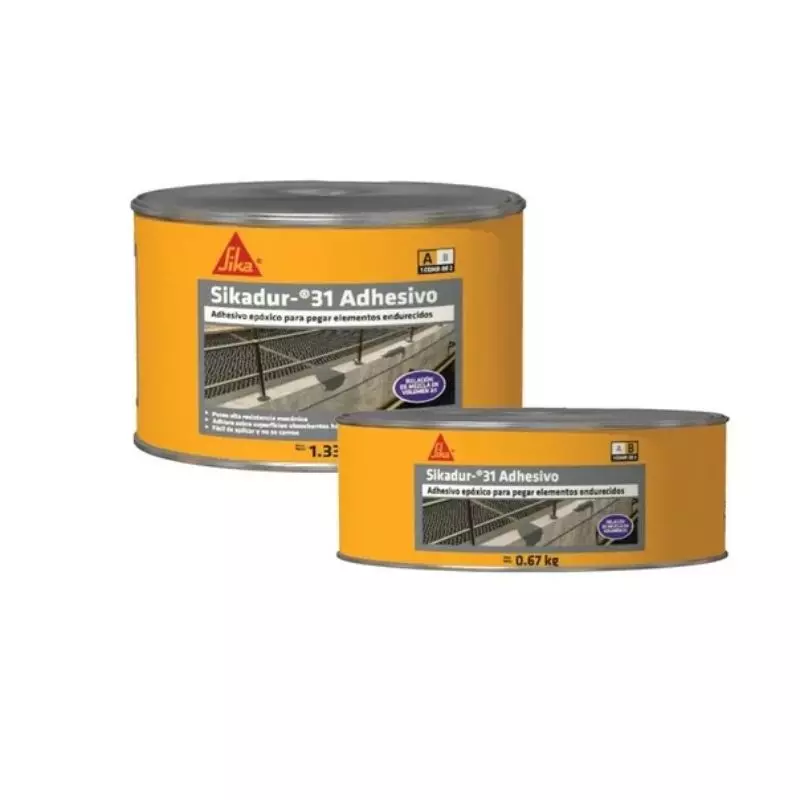 Sikadur 31 Adhesivo Epóxico Gris Pega Material Construcción 2kg Sika Sikadur 31 Adhesivo Epóxico Gris Pega Material Construcción 2kg Sika