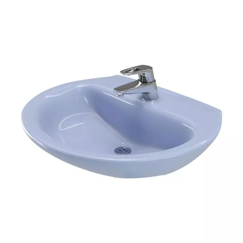 Lavamanos Milano de Colgar Azul Claro Corona Lavamanos Milano de Colgar Azul Claro Corona