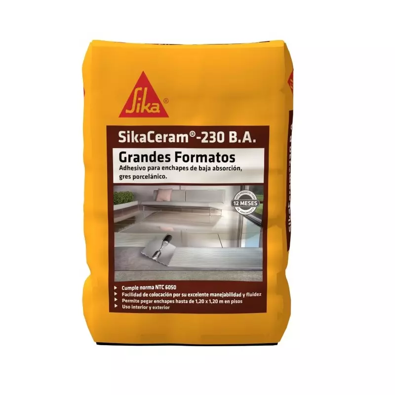 Sikaceram 230 B.A. Gris X 50 Kg Sika Sikaceram 230 B.A. Gris X 50 Kg Sika