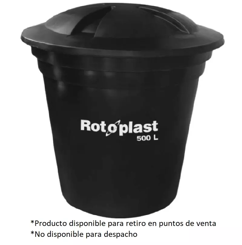 Tanque bicapa 500 litros negro Rotoplast Tanque bicapa 500 litros negro Rotoplast