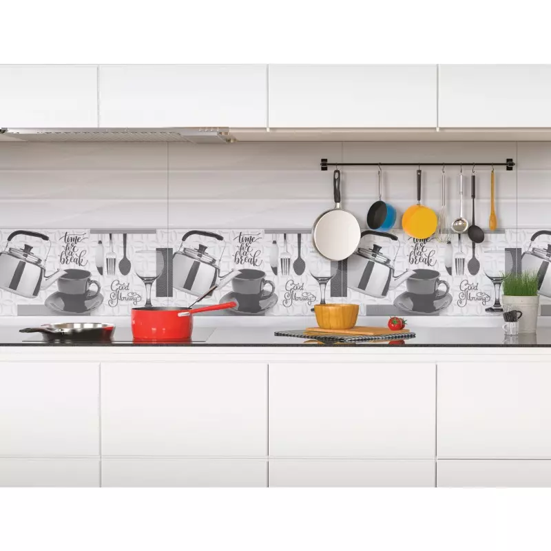 Base Decorada Brooklyn Negro Cara Única 30x60 Corona Base Decorada Brooklyn Negro Cara Única 30x60 Corona