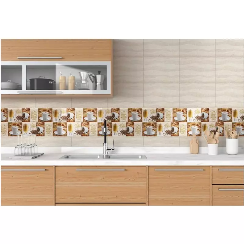 Listón Greco Beige Cara Única 15X45 Corona Listón Greco Beige Cara Única 15X45 Corona