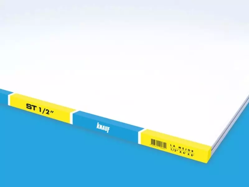 Placa de yeso Knauf ST 12.7 mm 1220 x 2440 Placa de yeso Knauf ST 12.7 mm 1220 x 2440