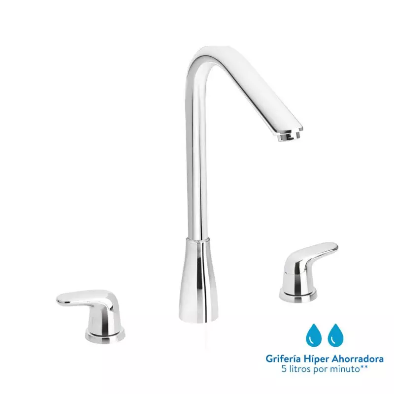 Grifería para lavaplatos pulgadas Aluvia palanca Grival