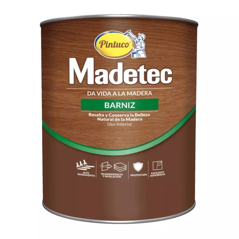 Barniz sintético transparente base solvente galón Pintuco Barniz sintético transparente base solvente galón Pintuco