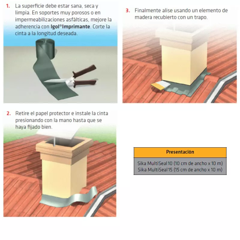 Sika MultiSeal 10 gris 10cm x 10 mts Sika Sika MultiSeal 10 gris 10cm x 10 mts Sika