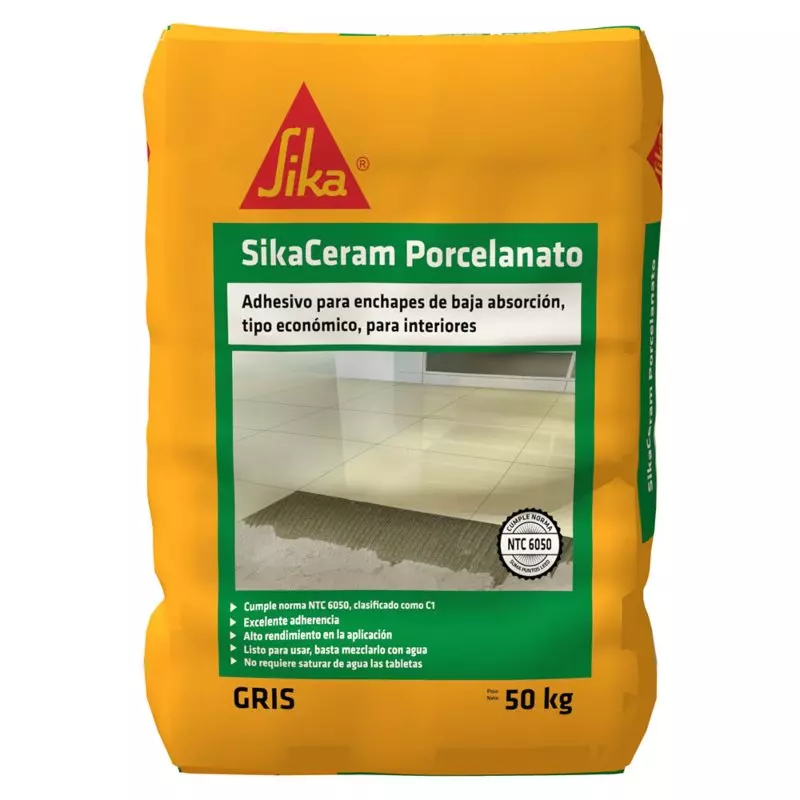 Sikaceram porcelanato gris x 50 kg Sika Sikaceram porcelanato gris x 50 kg Sika