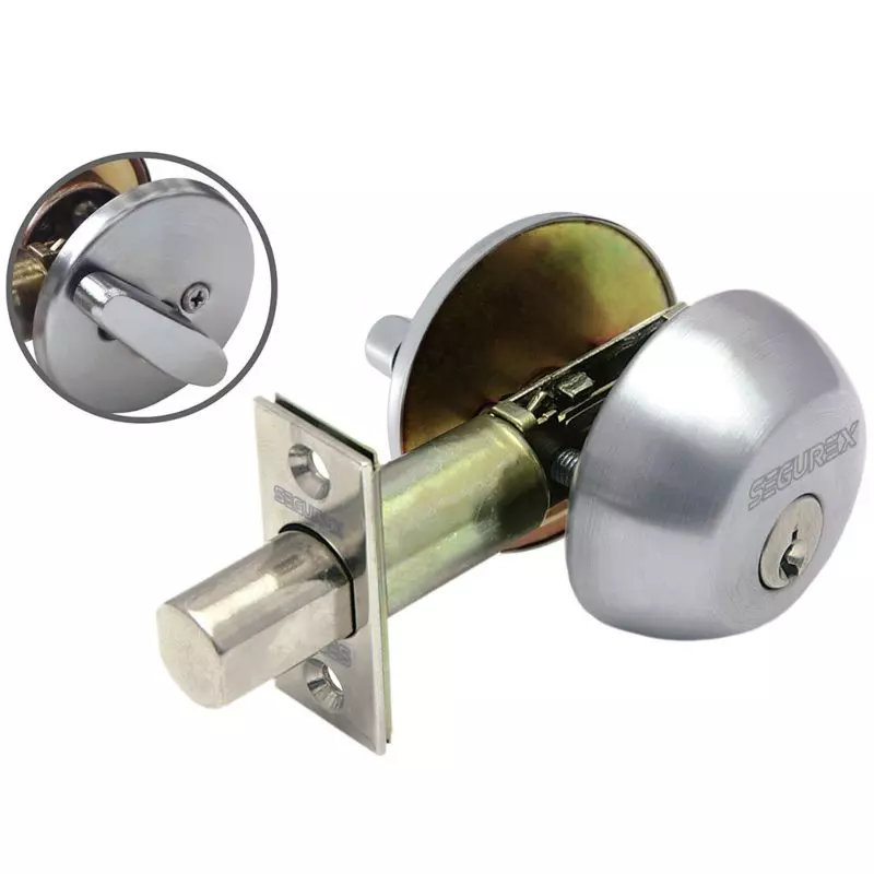 Cerrojo de Seguridad B360 Cromado Mate Segurex Cerrojo de Seguridad B360 Cromado Mate Segurex