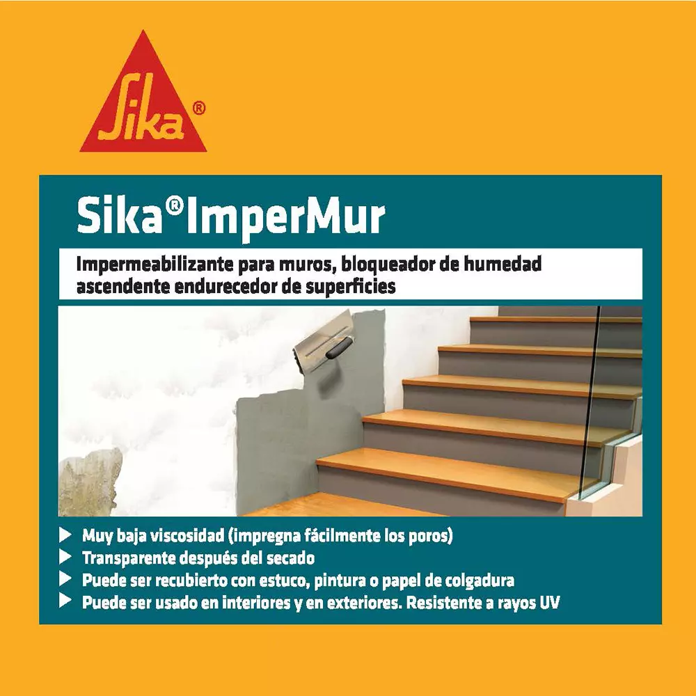 Sika Imper Mur Impermeabilizante para muros x 1 Kg Sika Sika Imper Mur Impermeabilizante para muros x 1 Kg Sika