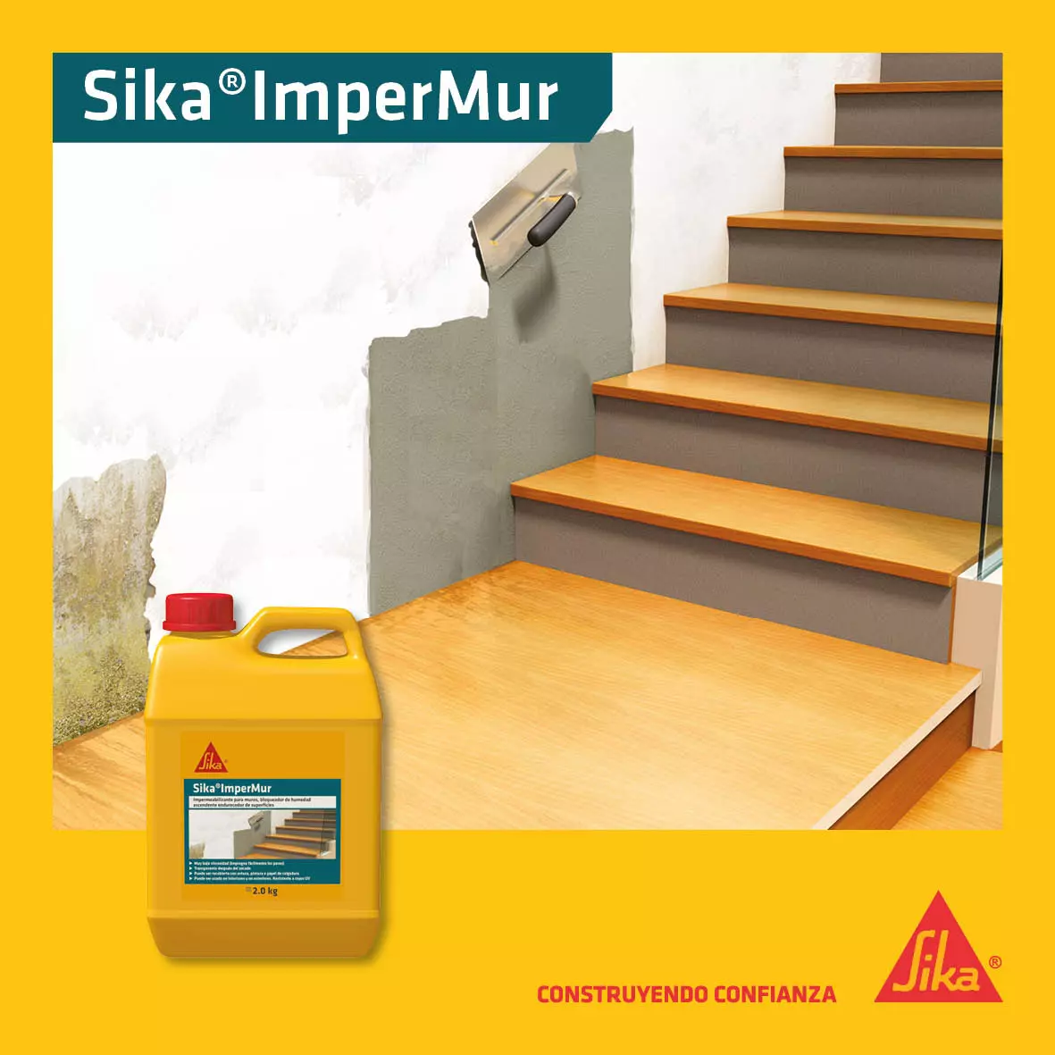 Sika Imper Mur Impermeabilizante para muros x 1 Kg Sika Sika Imper Mur Impermeabilizante para muros x 1 Kg Sika