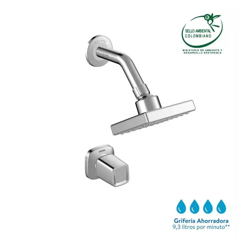 Ducha Sencilla Solid Cromo Grival Ducha Sencilla Solid Cromo Grival
