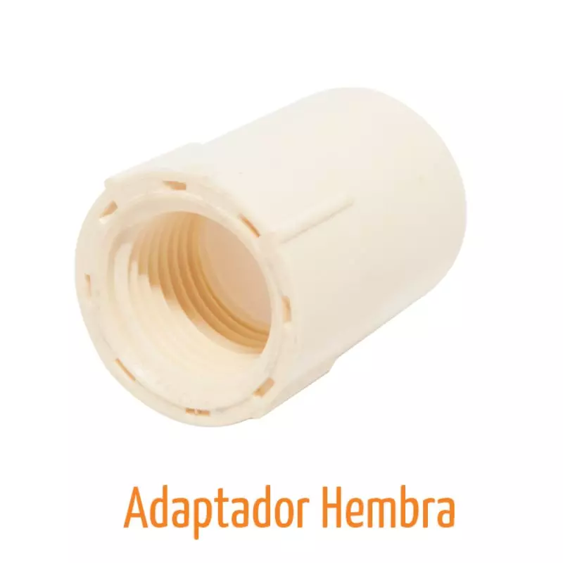Adaptador hembra cpvc 3/4" x 1/2" Gerfor Adaptador hembra cpvc 3/4" x 1/2" Gerfor