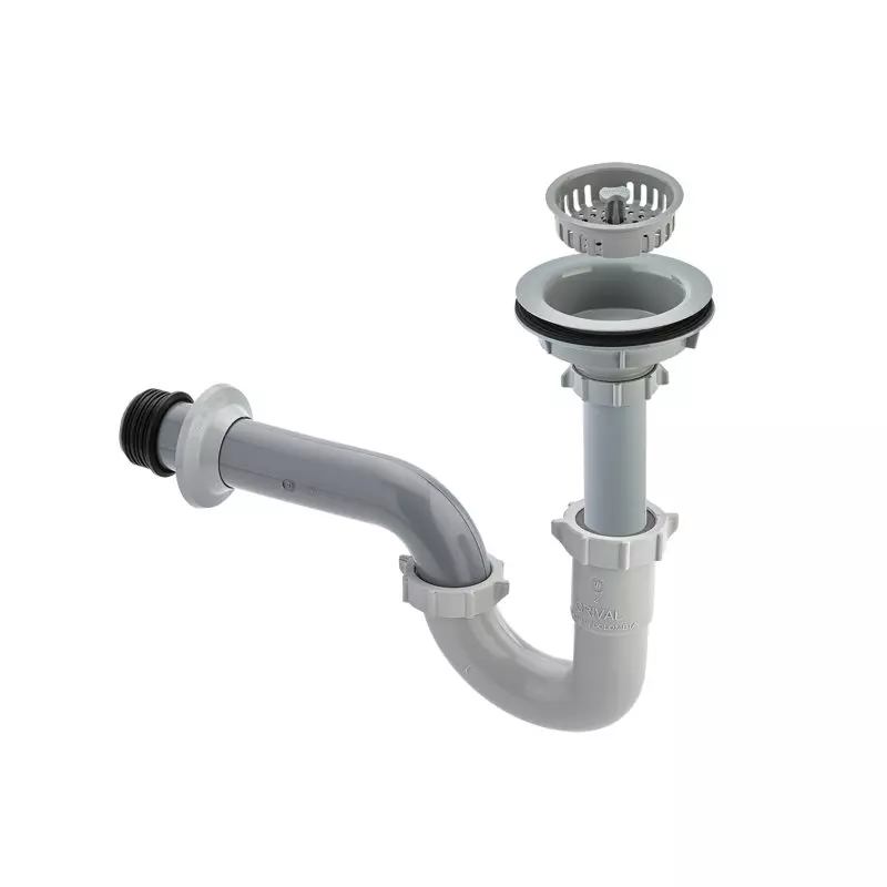 Canastilla 4 pulgadas y sifón en P Grival Canastilla 4 pulgadas y sifón en P Grival