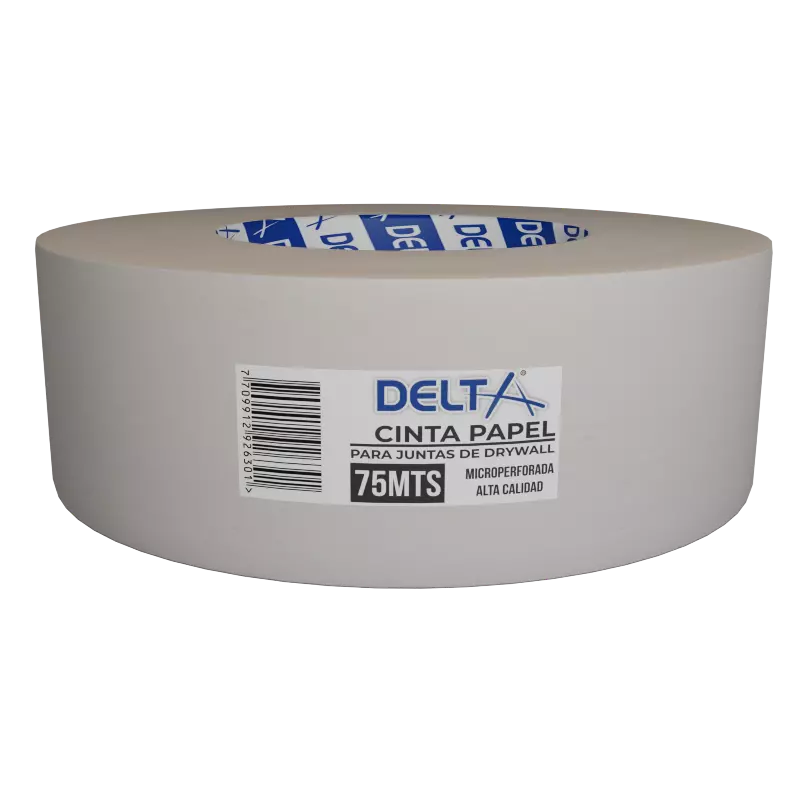 Cinta de Papel y fibras especiales 5 cm x 75 metros marca Delta Cinta de Papel y fibras especiales 5 cm x 75 metros marca Delta