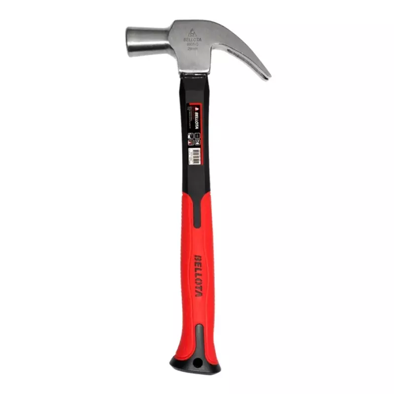 Martillo 8001-C pulido mango fibra de vidrio 18 Oz Bellota Martillo 8001-C pulido mango fibra de vidrio 18 Oz Bellota