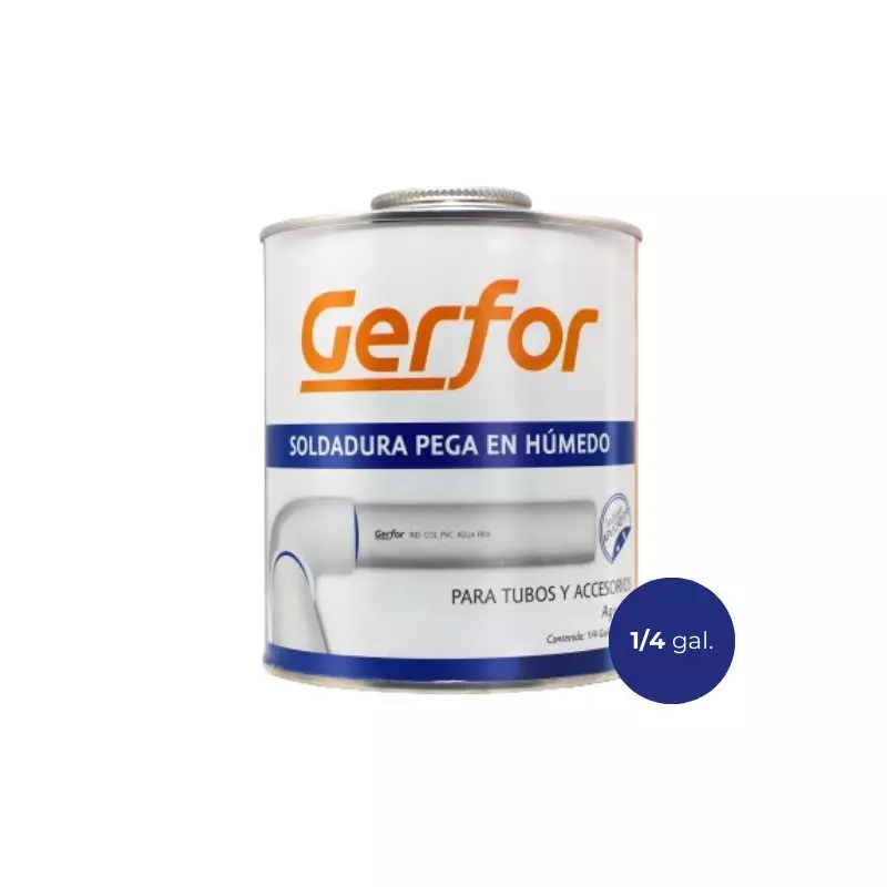 Soldadura pega en húmedo 1/4 Gerfor Soldadura pega en húmedo 1/4 Gerfor