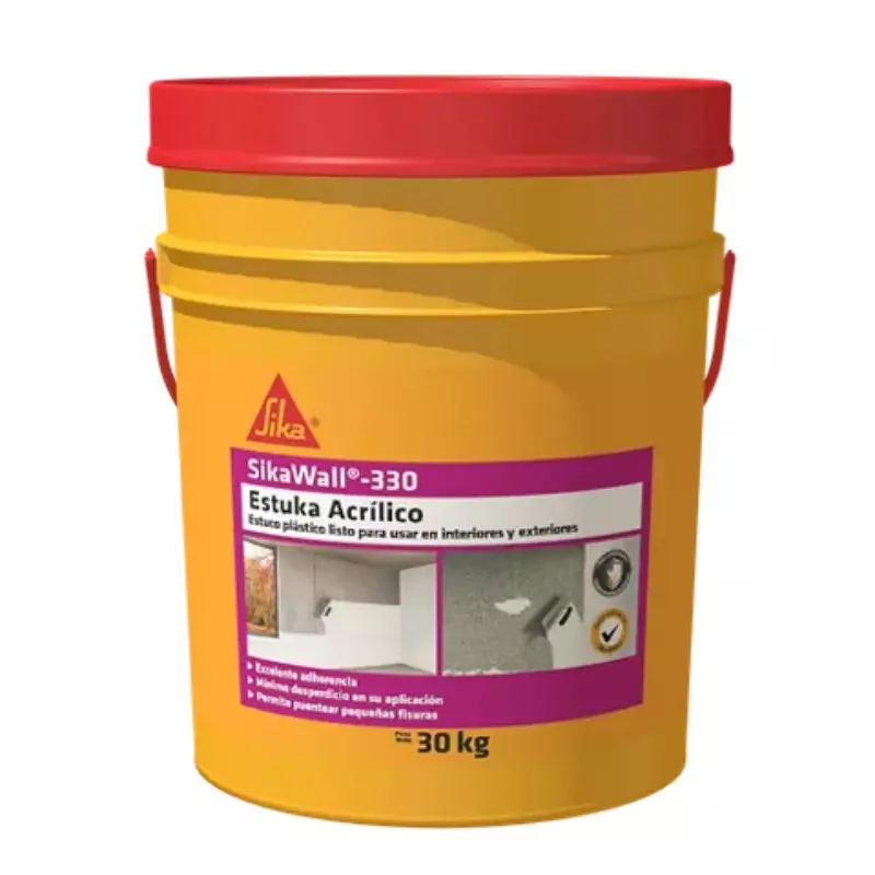 SikaWall-330 Estuka Acrilico X 30 Kg Sika SikaWall-330 Estuka Acrilico X 30 Kg Sika