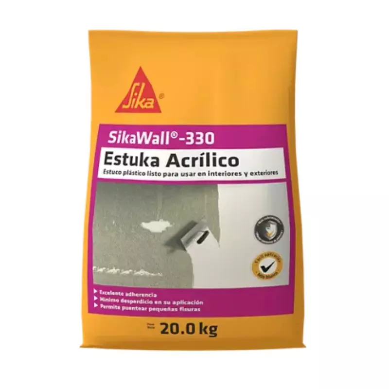 SikaWall-330 Estuka acrílico x 20 Kg Sika SikaWall-330 Estuka acrílico x 20 Kg Sika