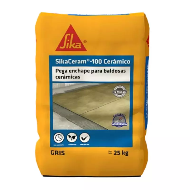 SikaCeram-100 Cerámico gris x 25 kg Sika SikaCeram-100 Cerámico gris x 25 kg Sika