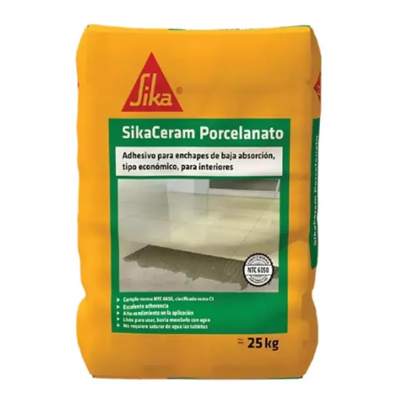 Sikaceram Porcelanato Gris X 25 Kg Sika Sikaceram Porcelanato Gris X 25 Kg Sika