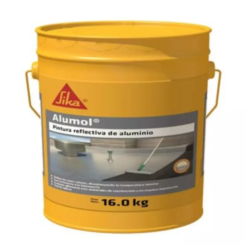 Alumol Pintura Para Protección De Cubiertas 16 kg Sika Alumol Pintura Para Protección De Cubiertas 16 kg Sika