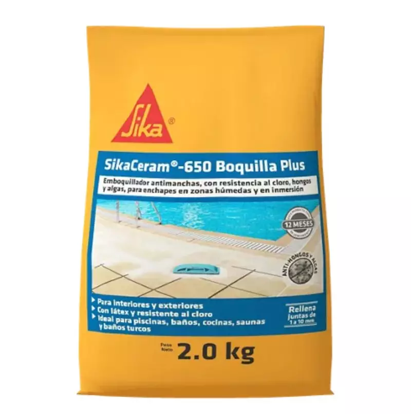 SikaCeram 650 Boquilla Plus blanca x 2 kg Sika SikaCeram 650 Boquilla Plus blanca x 2 kg Sika