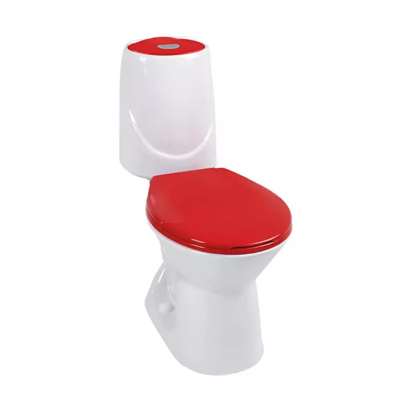 Sanitario Happy Rojo Bicolor Corona Sanitario Happy Rojo Bicolor Corona