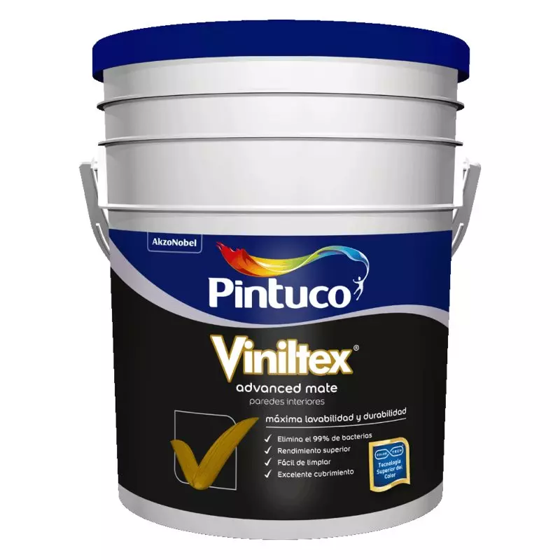 Pintura Viniltex Advanced Blanco Arena caneca 5 Galones Pintuco Pintura Viniltex Advanced Blanco Arena caneca 5 Galones Pintuco