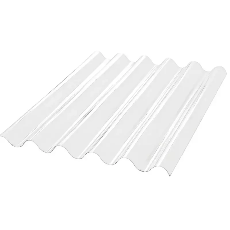 Teja ondulada de PVC perfil 7 No 4 transparente 0.92x1.22 mt Luminit Teja ondulada de PVC perfil 7 No 4 transparente 0.92x1.22 mt Luminit
