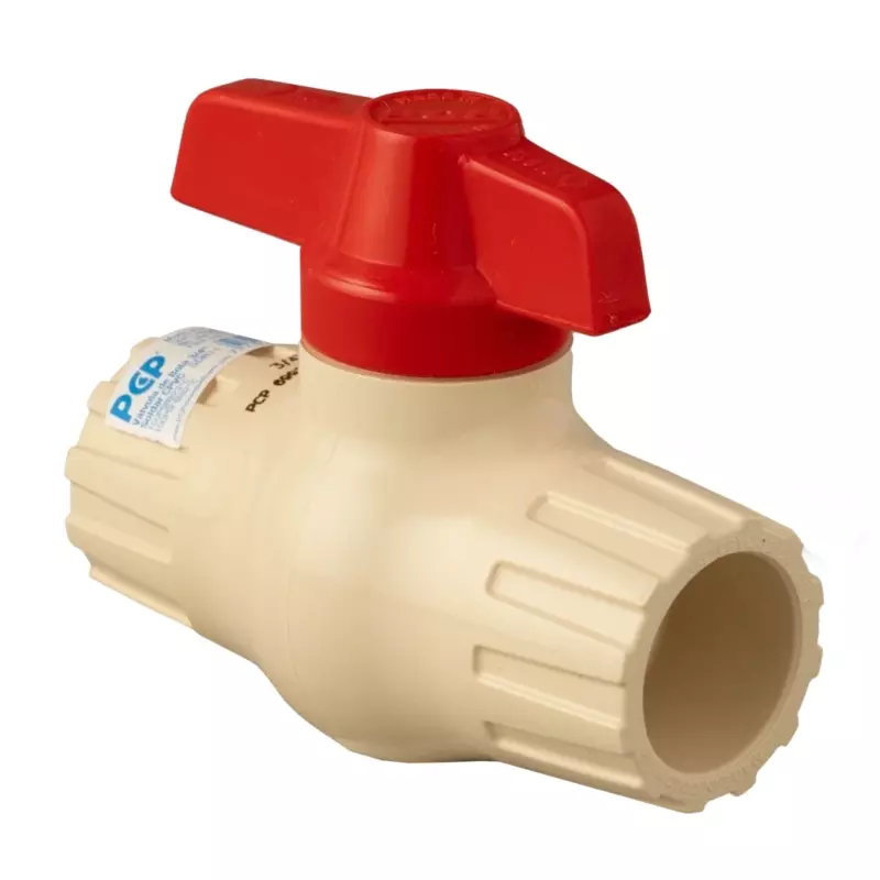 Válvula De Bola Compactas en Cpvc Para Uso Con Agua Caliente 1/2" PCP Válvula De Bola Compactas en Cpvc Para Uso Con Agua Caliente 1/2" PCP