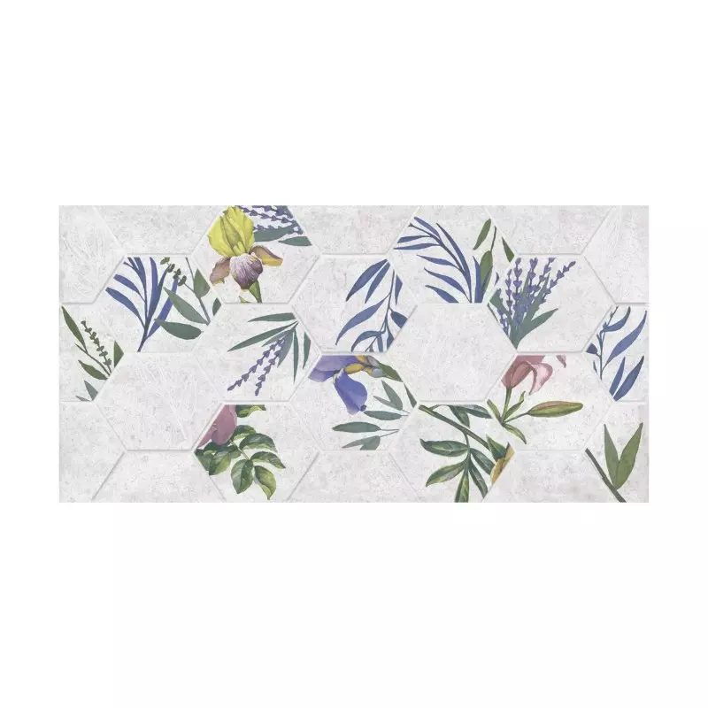 Base Decorada Botánica Multicolor Caras Diferenciadas 30x60 cm Corona Base Decorada Botánica Multicolor Caras Diferenciadas 30x60 cm Corona