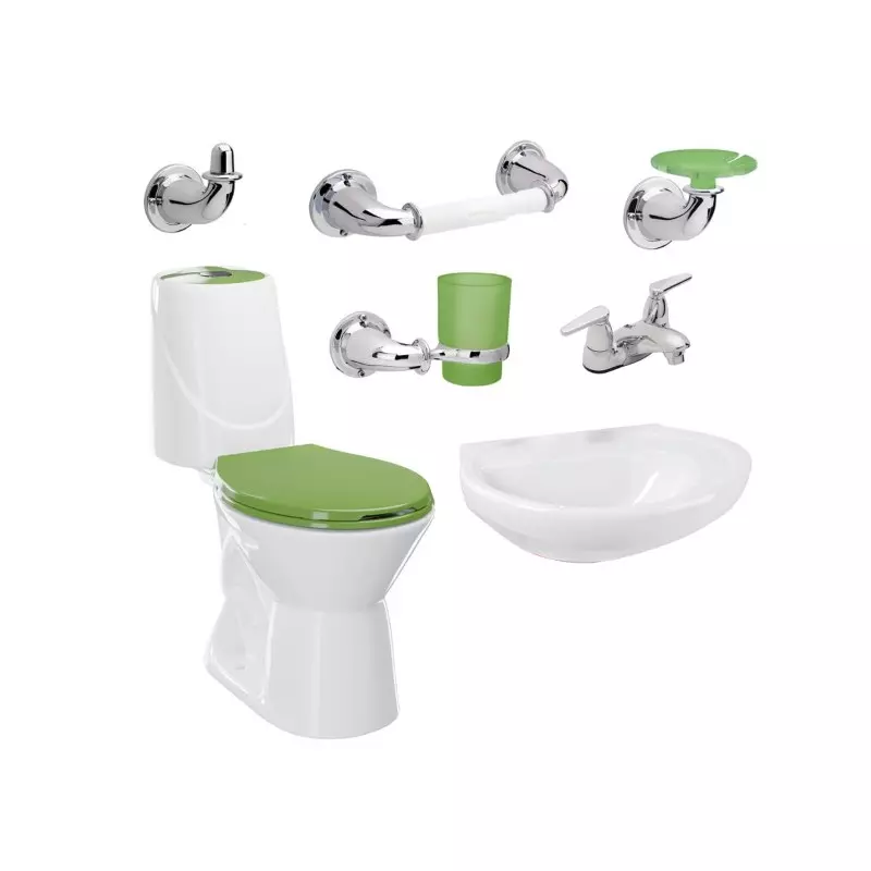 Combo Happy Home Sin Semipedestal 4.8 Verde II Corona Combo Happy Home Sin Semipedestal 4.8 Verde II Corona