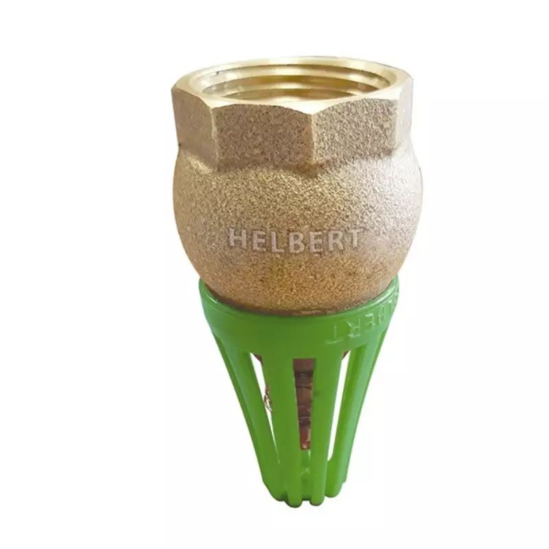 Válvula de Pie en Latón Canastilla Plástica, de 1” pulgada Helbert Válvula de Pie en Latón Canastilla Plástica, de 1” pulgada Helbert